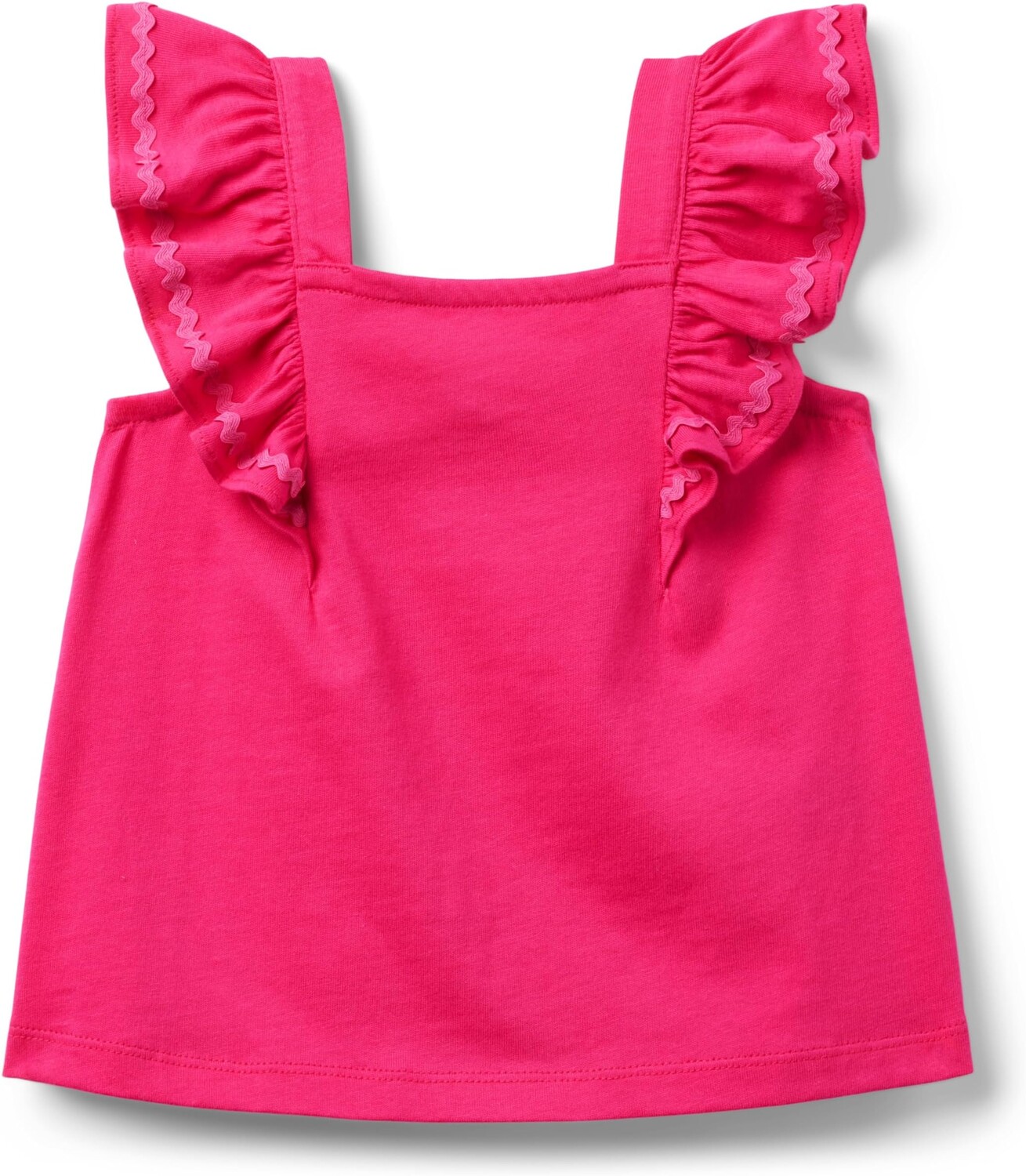 

Топ Janie and Jack Girls Pink Ricrac Top, цвет Pink 2