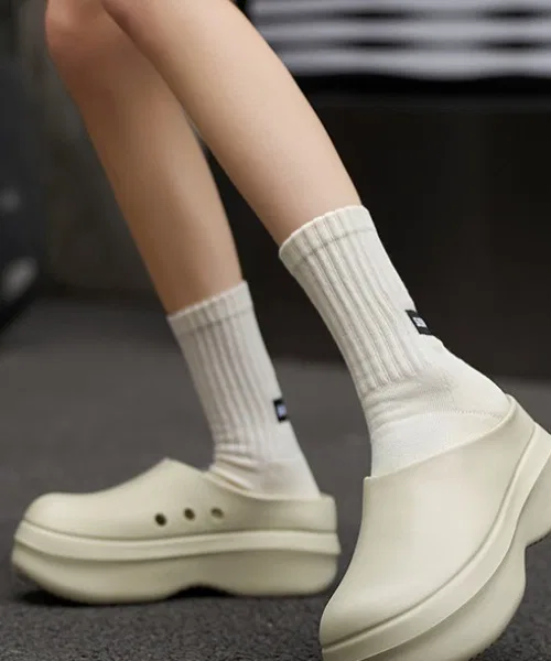 Унисекс сандалии на платформе REBALANCE чёрные — фото 4