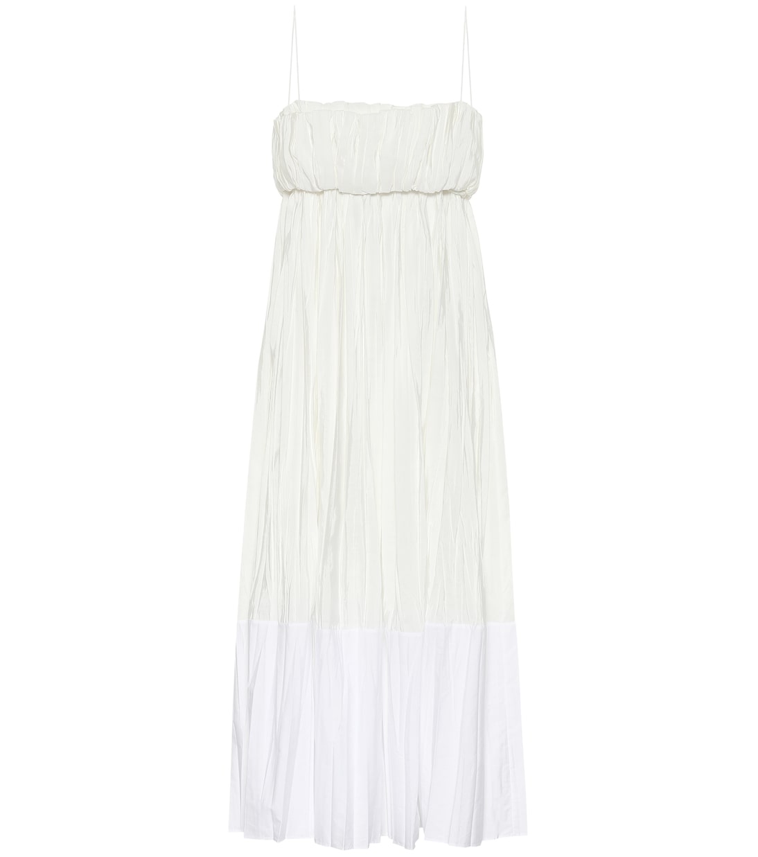 

Двухцветное платье макси Jil Sander, Natual