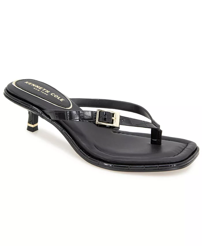 Женские сандалии Gillie на низком каблуке Kenneth Cole New York, черный