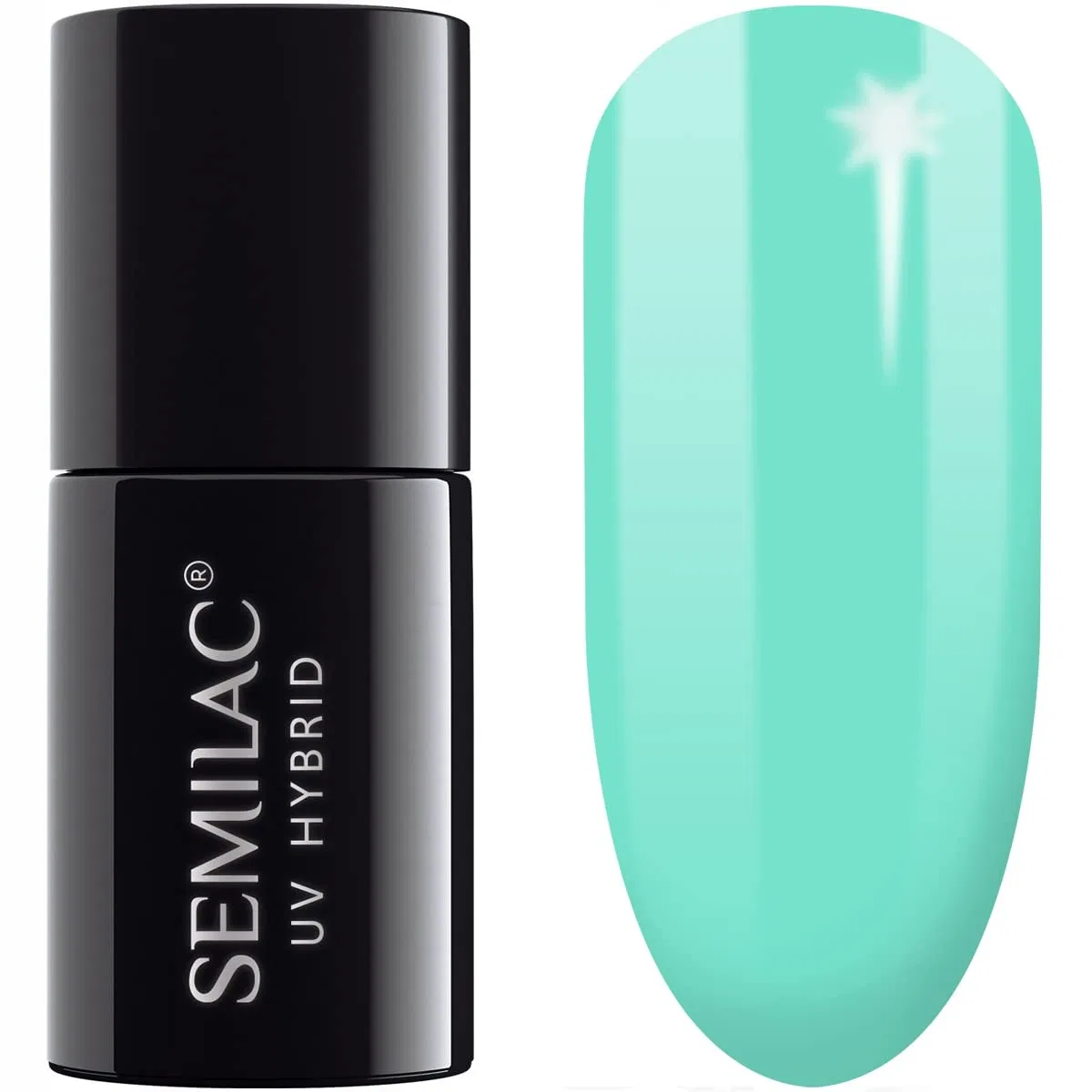 УФ-гель-лак для ногтей «5-в-1» Semilac Extend, мятный Semilac, 808 Pastel Mint