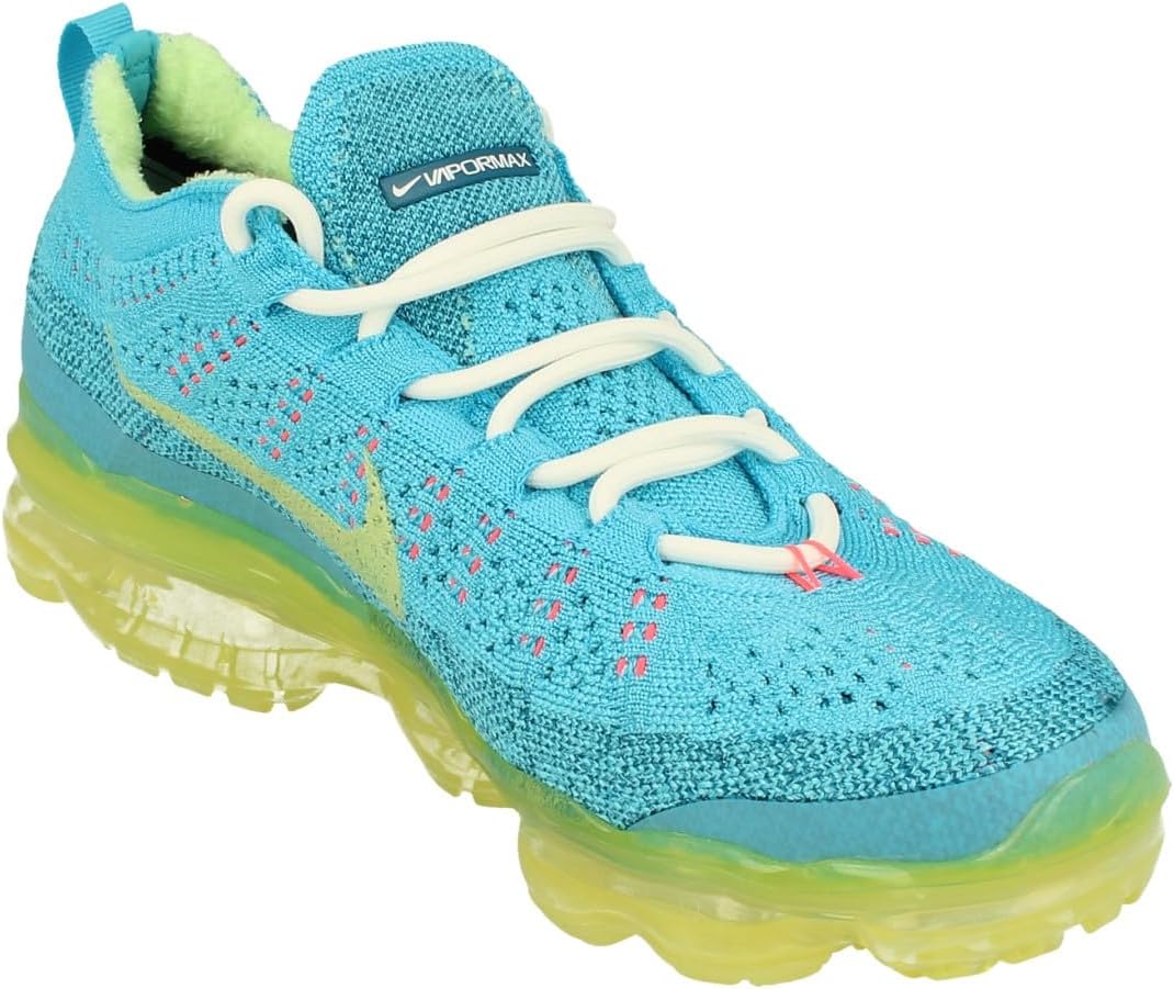 Мужские кроссовки Nike Air Vapormax 2023 Flyknit, синий/зеленый — фото 4