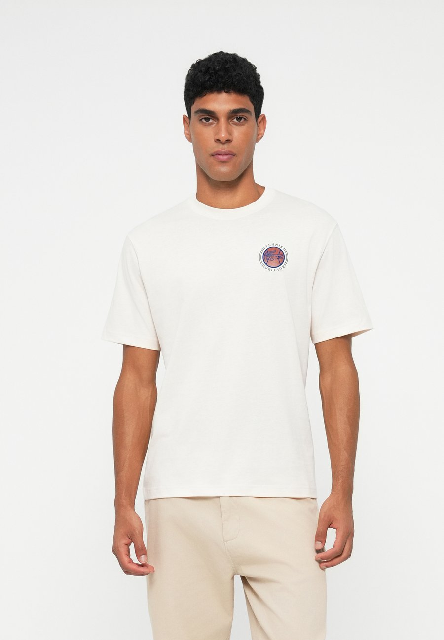 

Футболка Lacoste Print T-shirt, Off-White