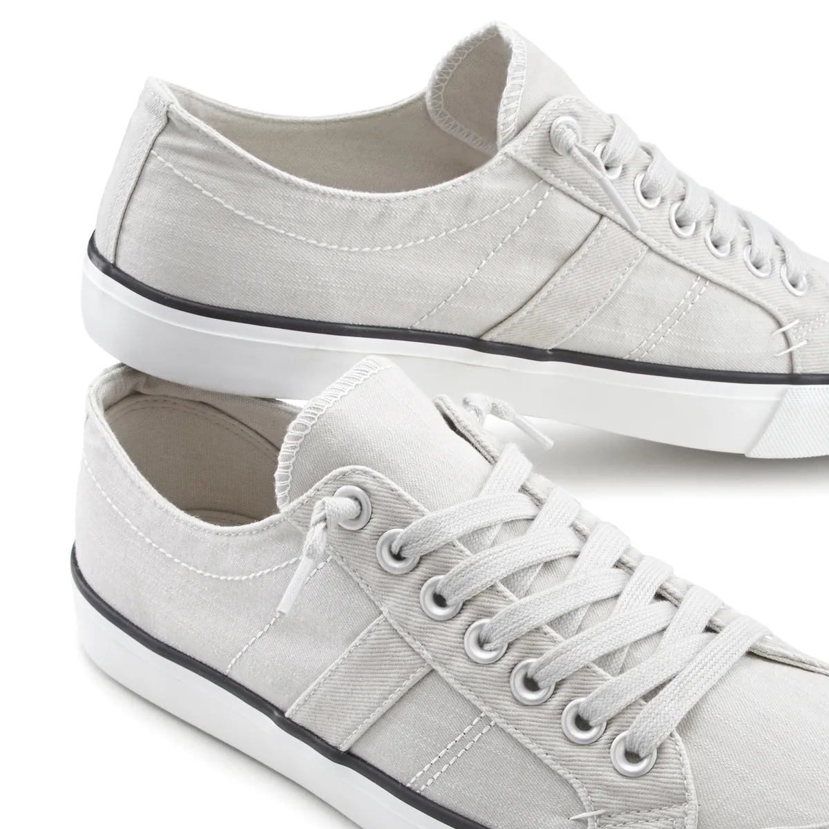 Кроссовки AUTHENTIC LE JOGGER из высококачественной парусины, полуботинки, повседневная обувь, тапочки VEGAN, серый — фото 4