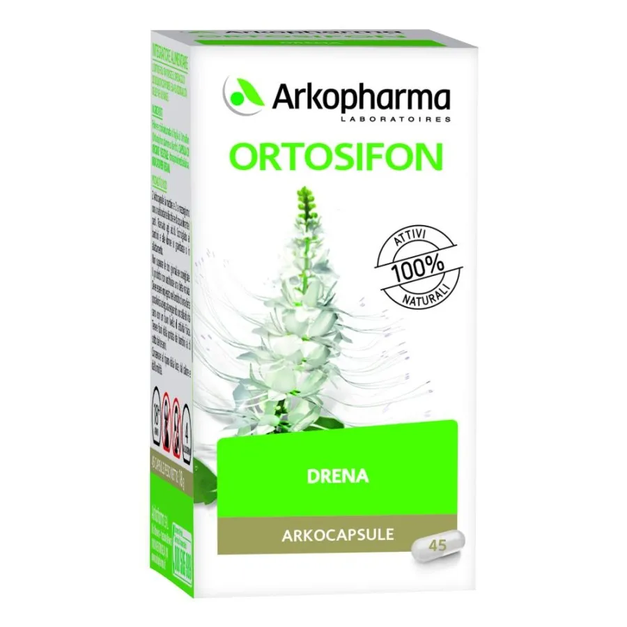 

Arkopharma Ortosifon 45 капсул для дренажа жидкостей организма