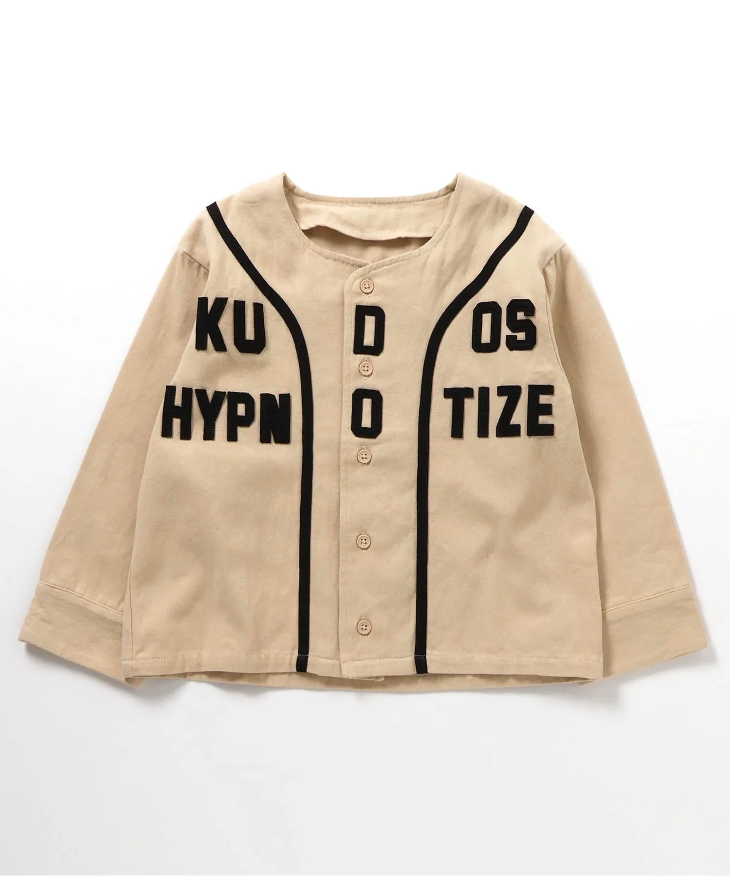 Универсальная батник из хлопка BREEZE Baseball Shirt коричневый — фото 2