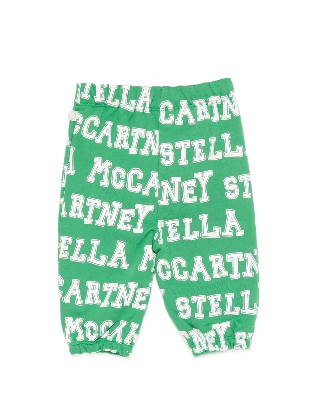 Спортивные брюки с принтом Stella McCartney Kids, зеленый — фото 2