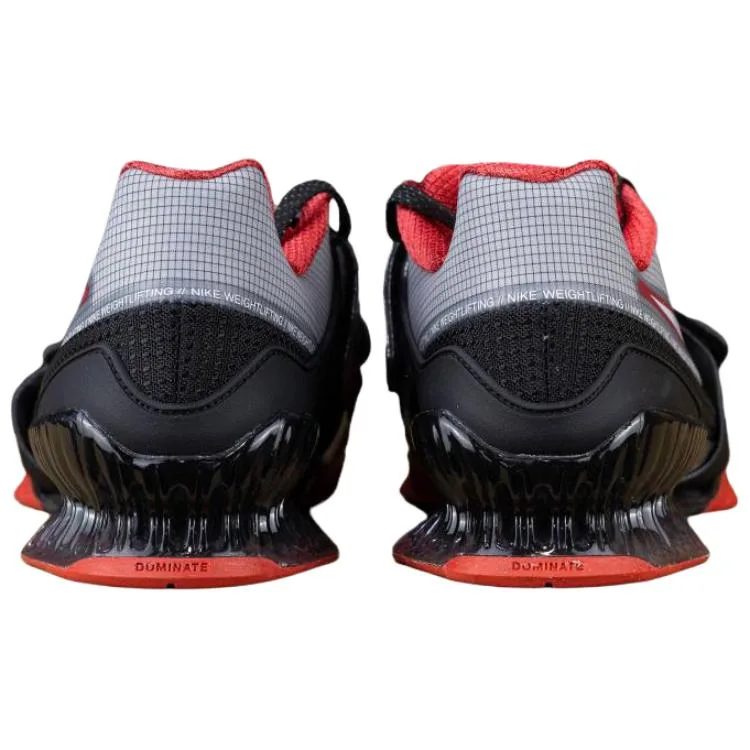 Nike Romaleos 4 Abrasion Resistant Low top Training Shoes Unisex Black — фото 4
