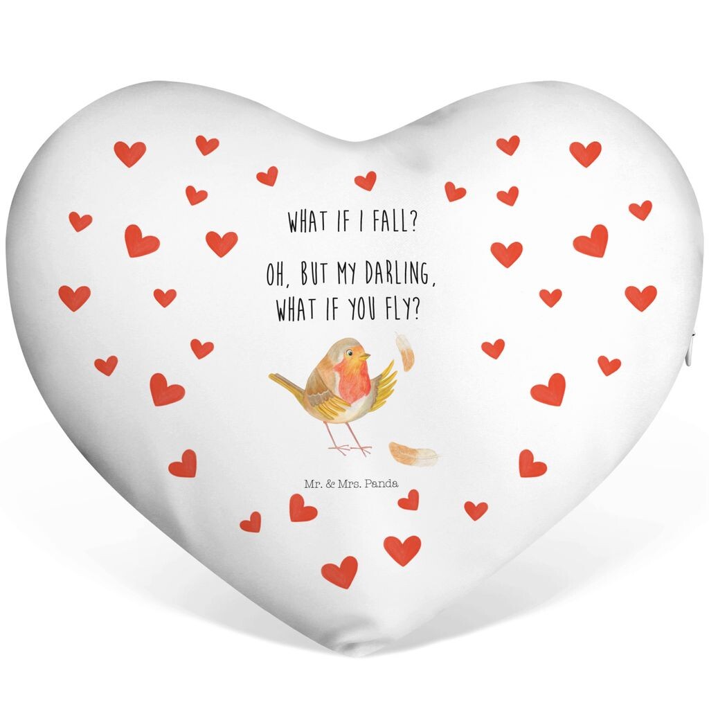 

Подушка в форме сердца мистера и миссис Панда Перья Робина - белые - подарок, животные, забавные высказывания, форма сердца, хорошее настроение, декоративная подушка, мотивационная поговорка, полет, птица, животные мотивы Mr. & Mrs. Panda