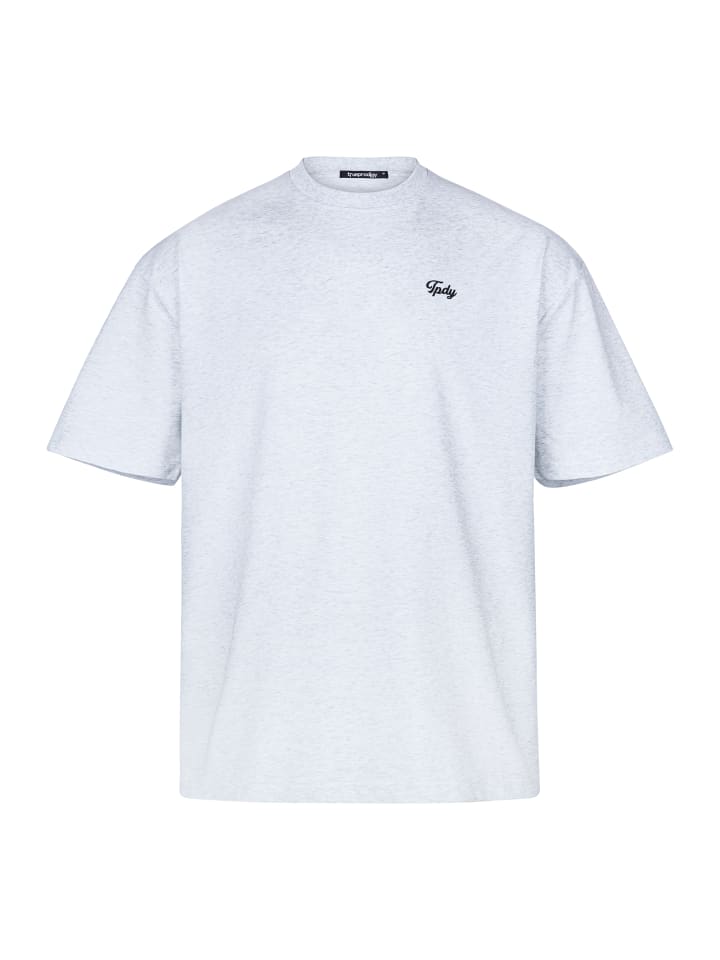 

Trueprodigy Рубашка оверсайз Nika серого меланжевого цвета