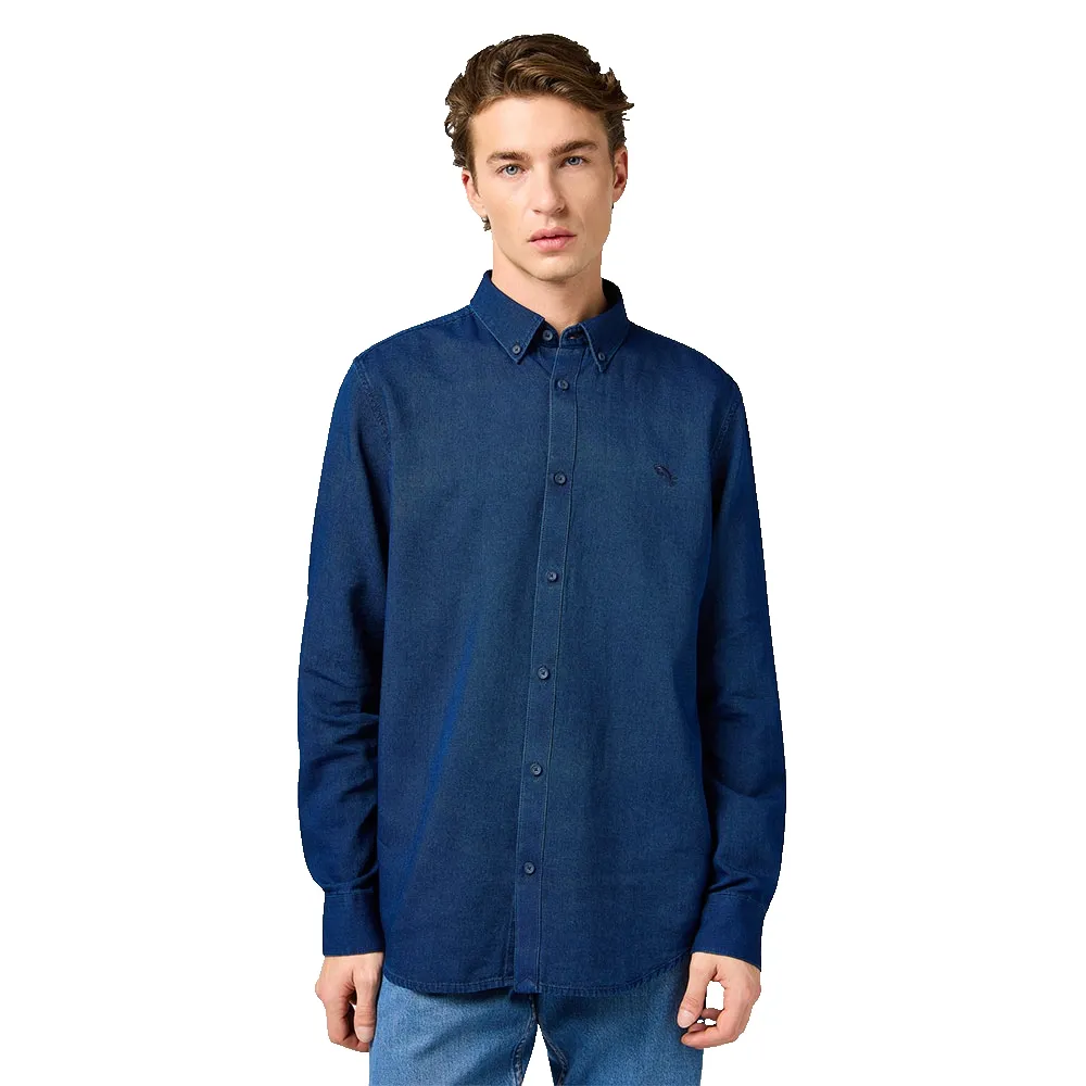 

Рубашка Wrangler Oxford, синий
