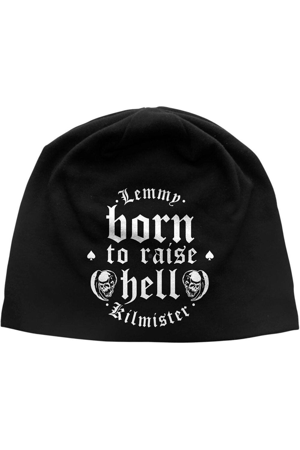 

Шапка «Рожденная, чтобы поднять ад» Lemmy, черный