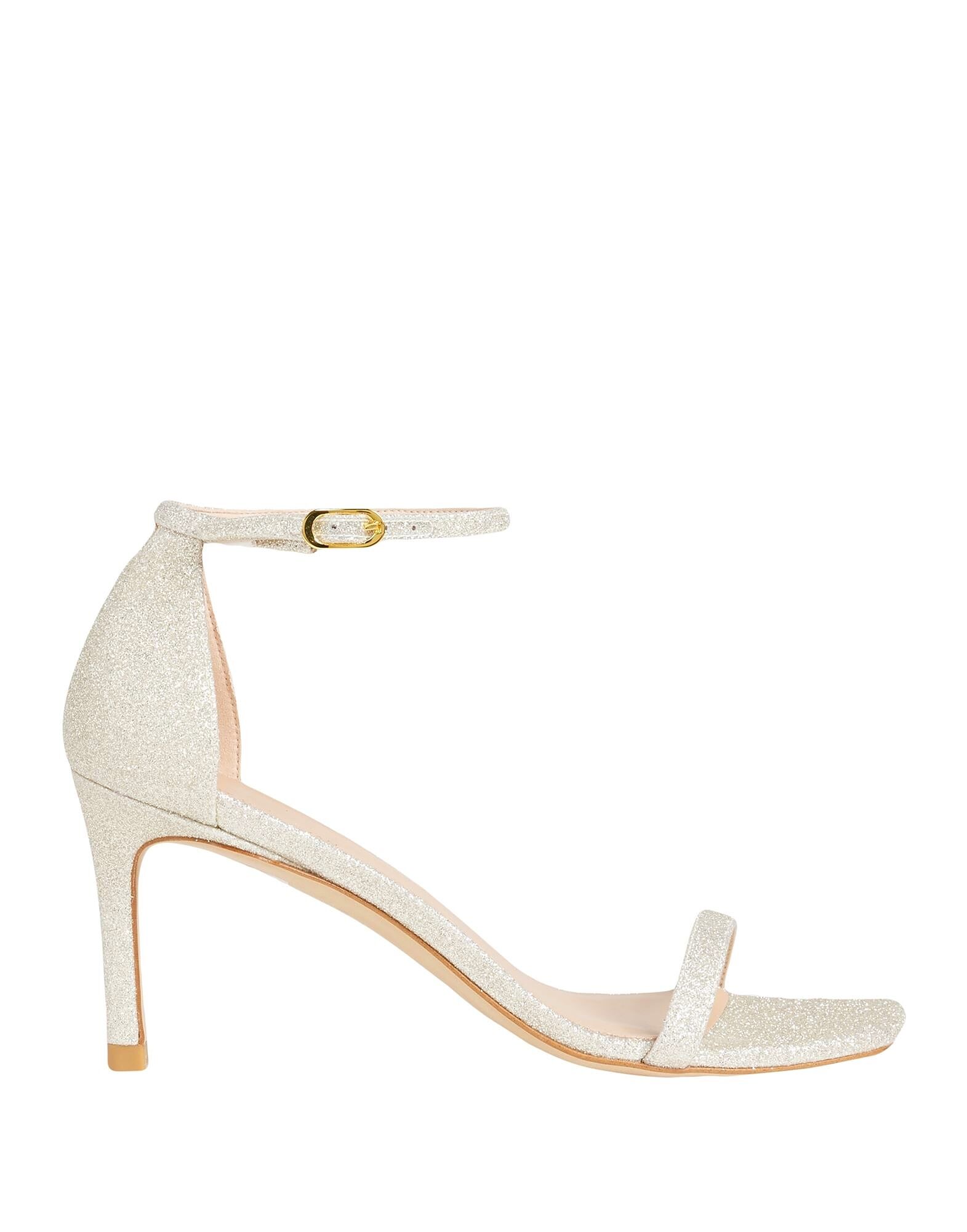 Сандалии Stuart Weitzman, платиновый