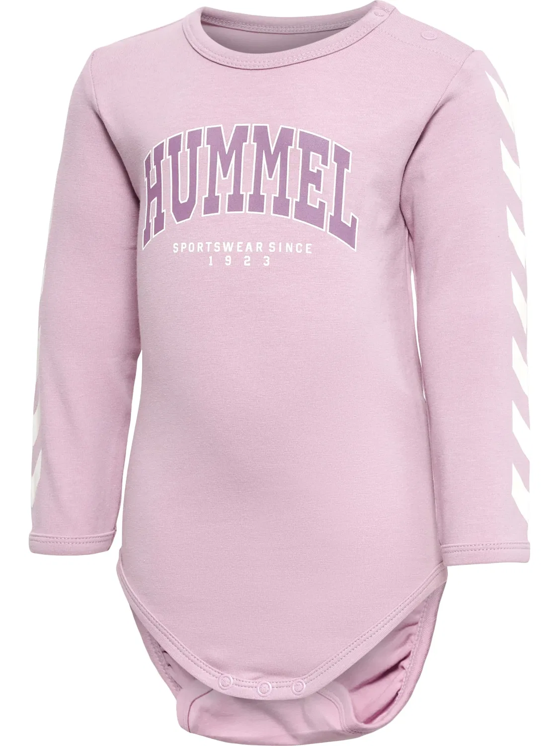 Боди для малышей из органического хлопка Hummel, mauve shadow — фото 4