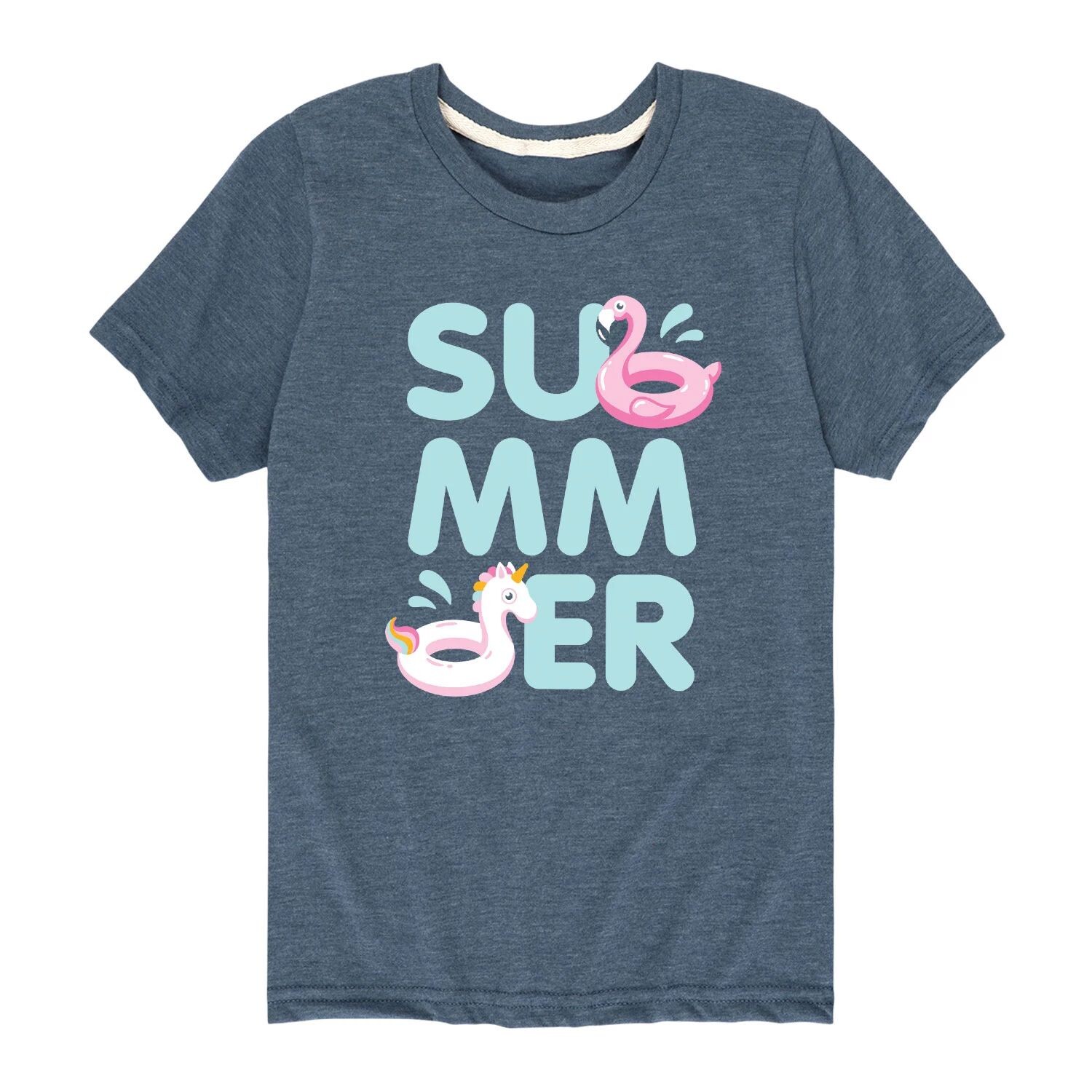 

Футболка с рисунком "Летняя" поплавок для бассейна для мальчиков 8–20 лет Licensed Character, синий