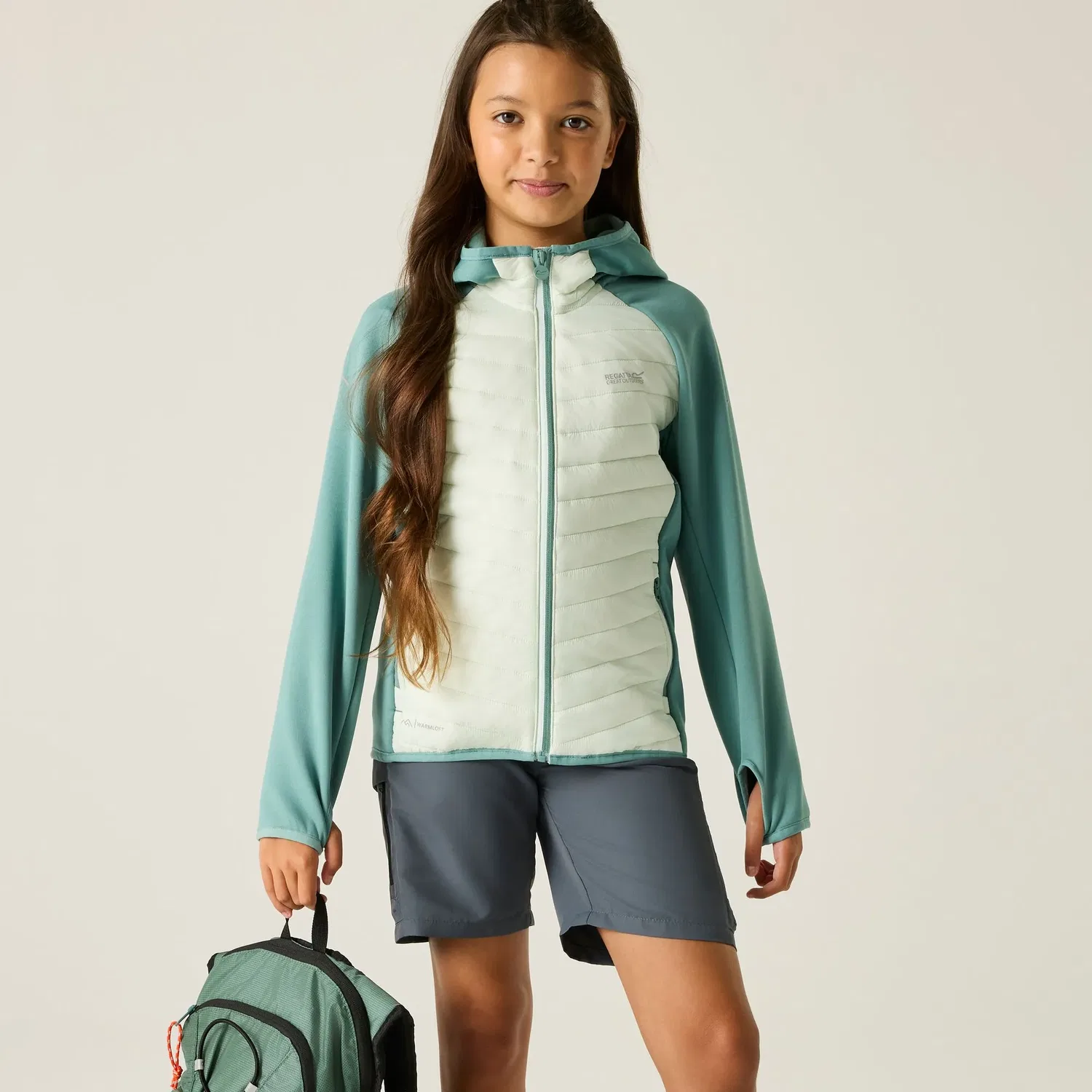 Детская куртка Hybrid Quilted Regatta, аквамарин
