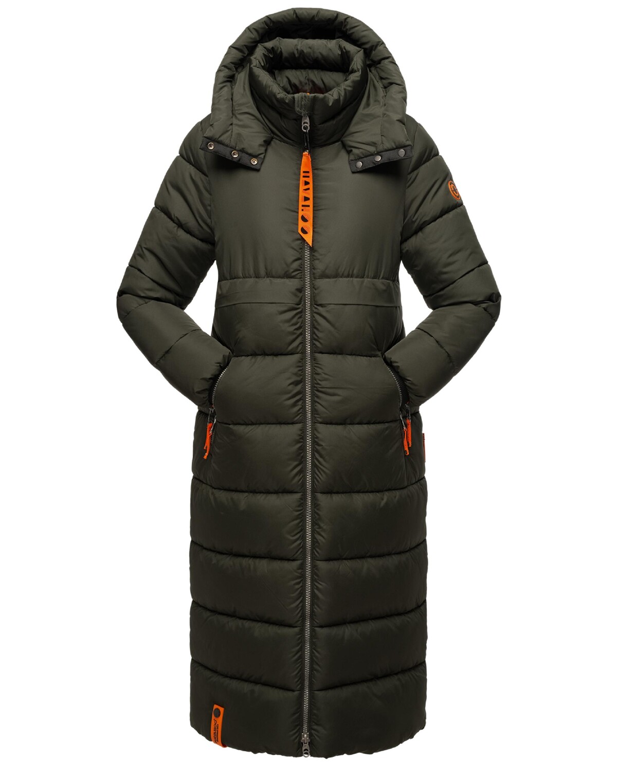 

Пуховик Navahoo Steppmantel Kristallblume, цвет Dark Olive