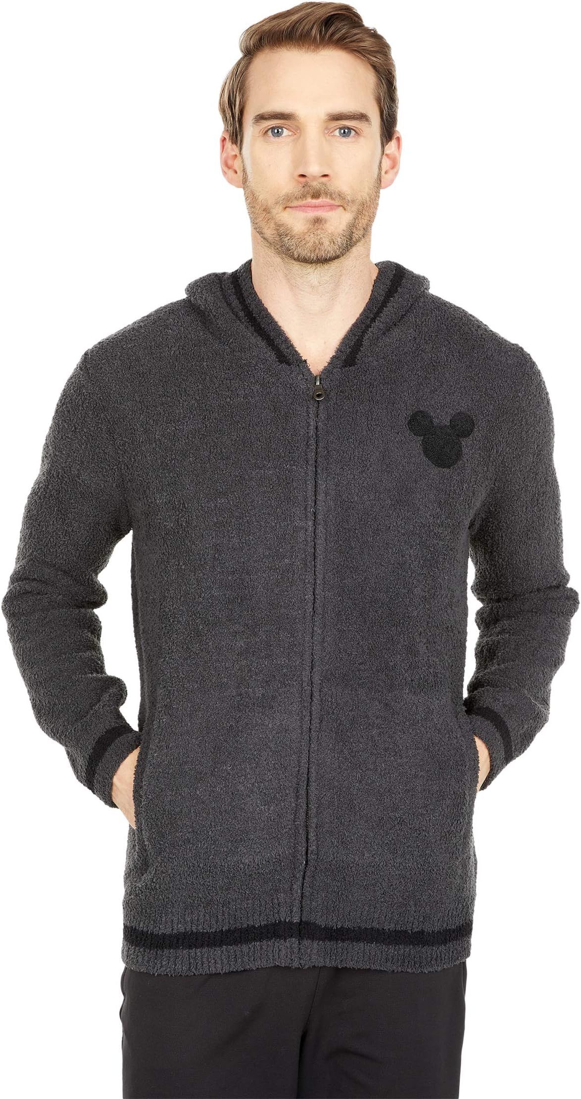 

Худи Barefoot Dreams Cozychic Classic Disney Mickey Hoodie, цвет Carbon