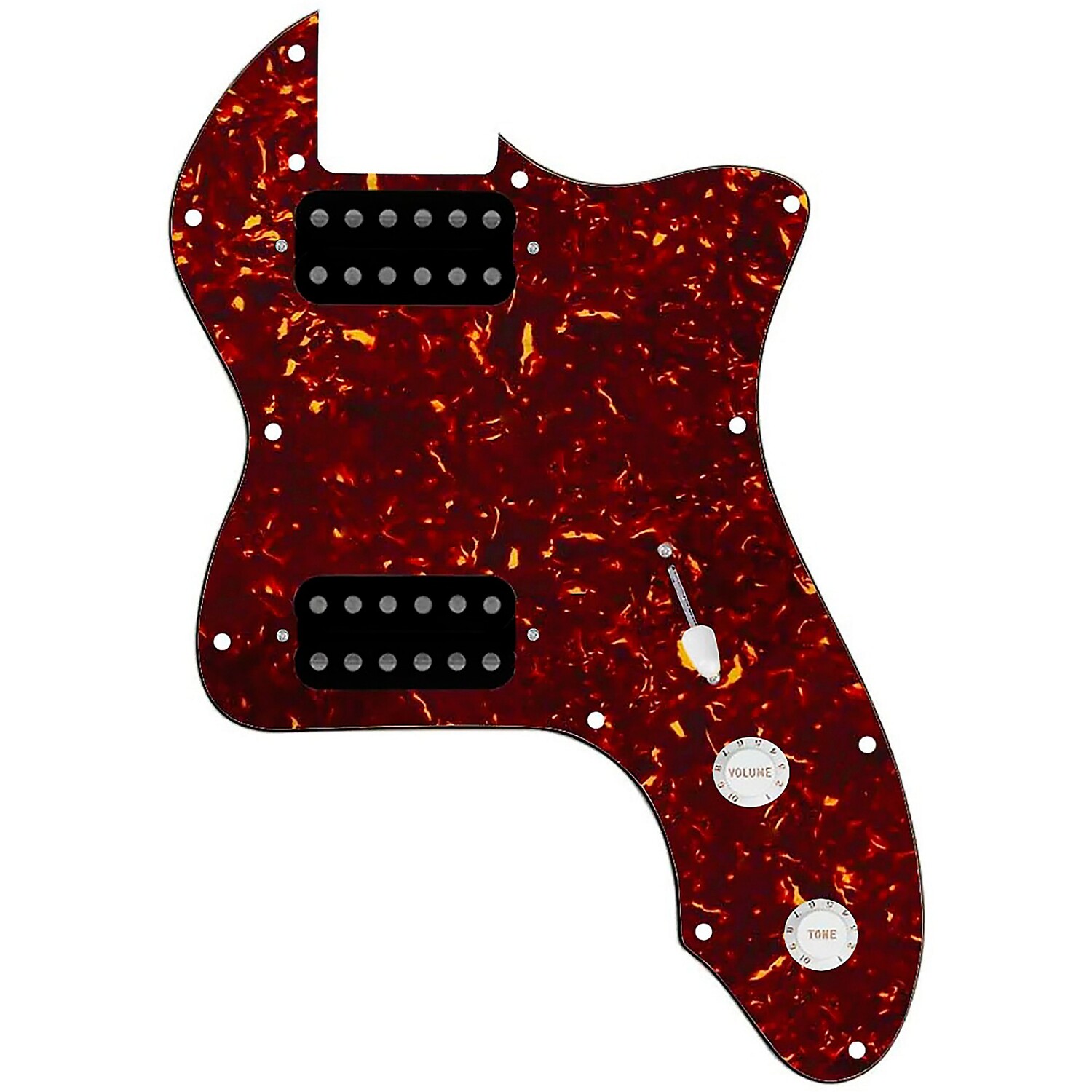 

920d Custom 72 Thinline Tele Loaded Pickguard с открытыми хамбакерами Smoothie и белыми ручками черепахового цвета