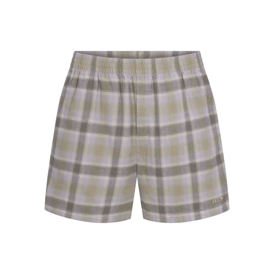 

Мужские шорты SKIMS Flannel Sleep, цвет Taupe Plaid
