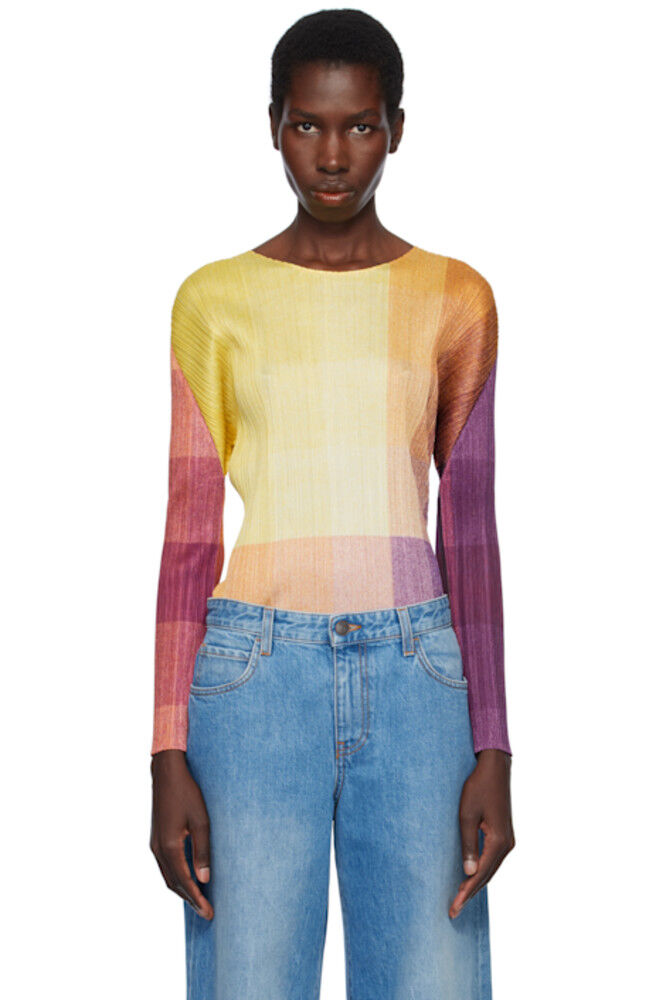 

Многоцветный фотонный топ PLEATS PLEASE ISSEY MIYAKE