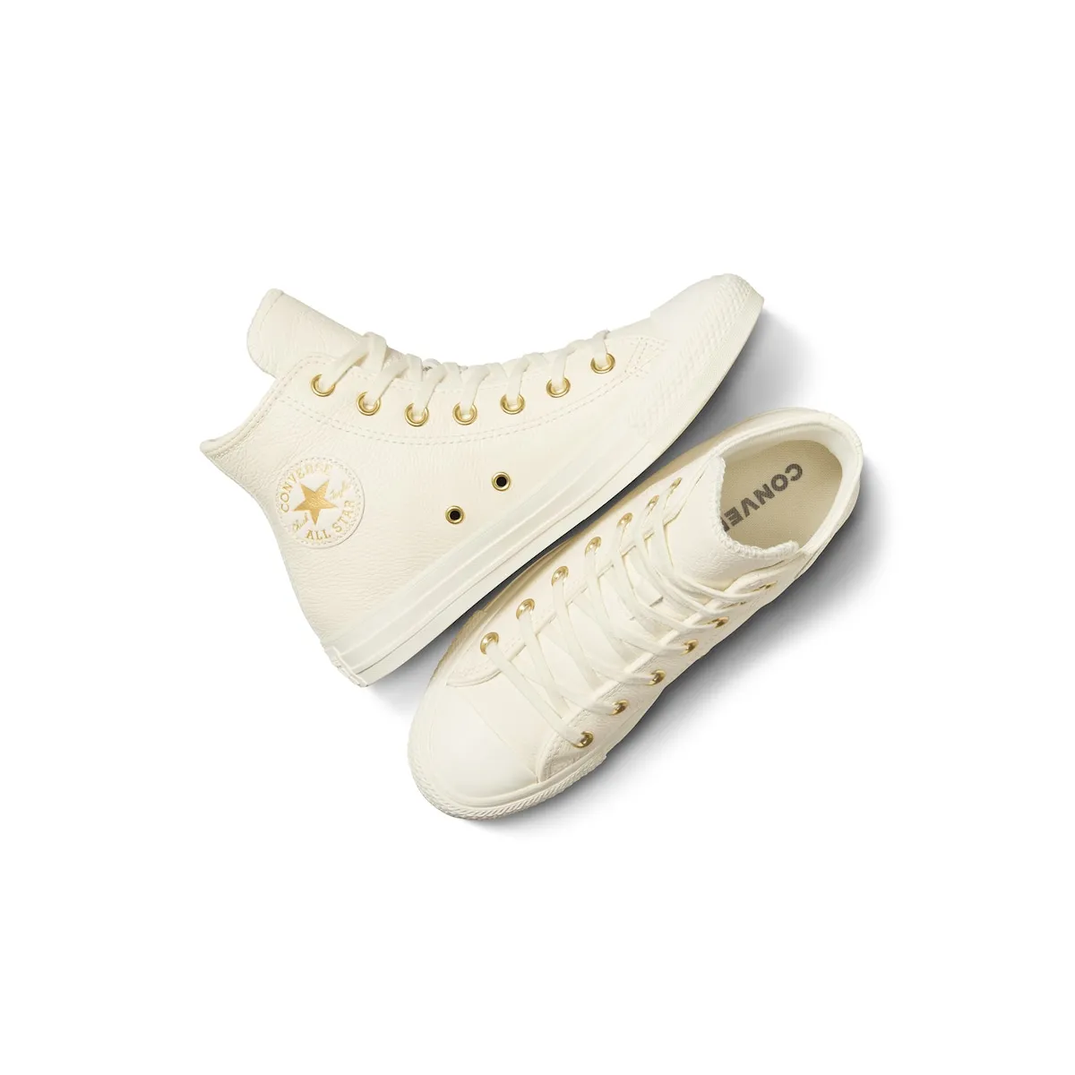 Женские повседневные кеды Chuck Taylor All Star Gold Mono Leather Converse, бежевый — фото 2
