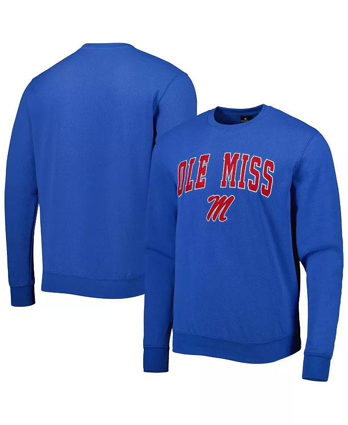 

Мужская толстовка Ole Miss Rebels с арочным логотипом Colosseum, синий