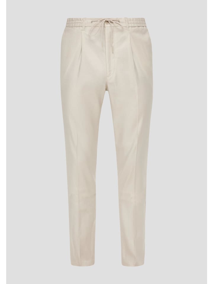 

s.Oliver Брюки от костюма S.ORELAXED, цвет 0330_шерсть, белые