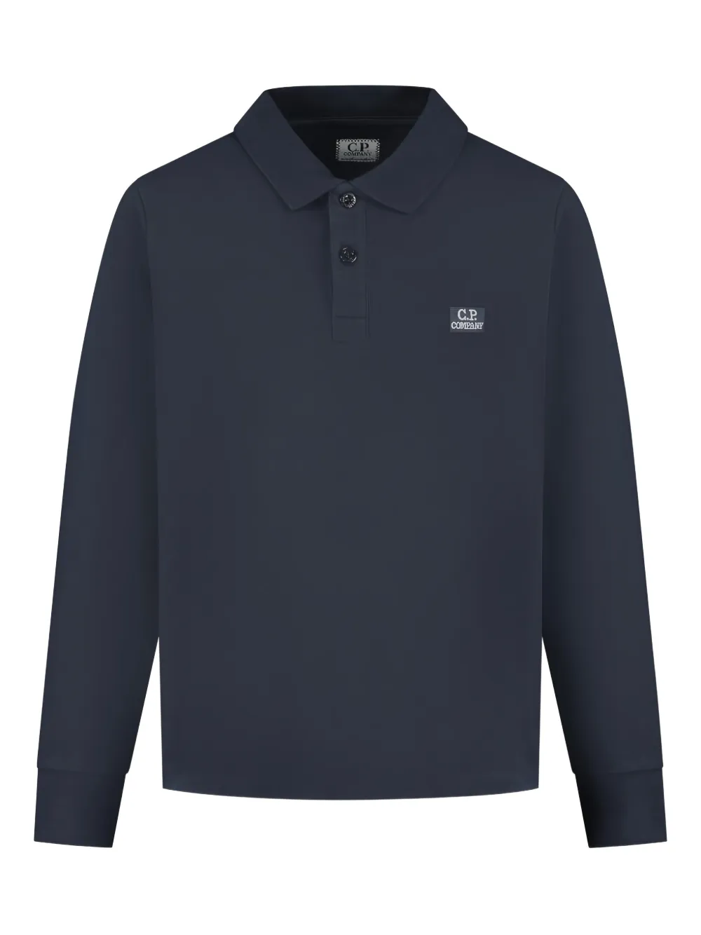 

Поло с длинными рукавами C.P. Company Kids, синий