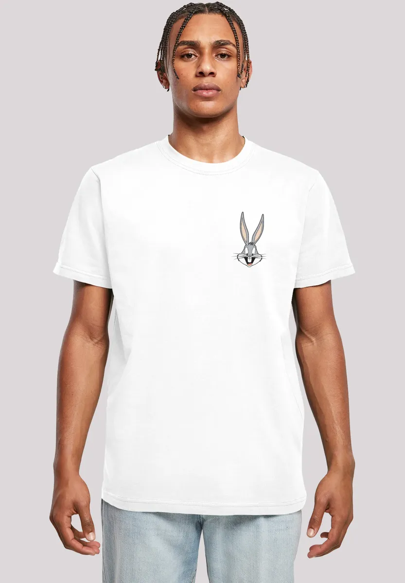 

Футболка F4NT4STIC "Looney Tunes Bugs Bunny с принтом на груди", принт, белый