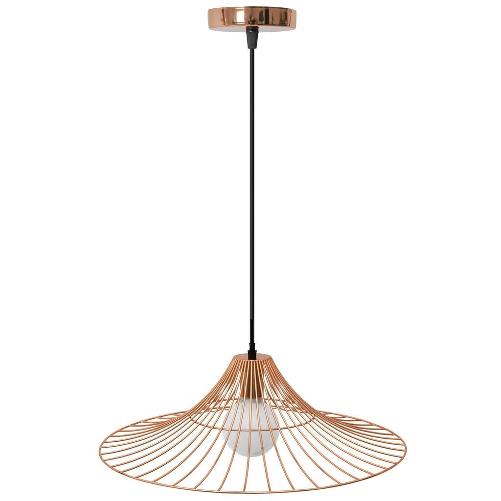 

Подвесной светильник Toollight App483-1Cp Llamarada Loft, розовое золото, круглый, 1 источник света E27, 50X50X15-75 см, регулируемый Toolight, розовый