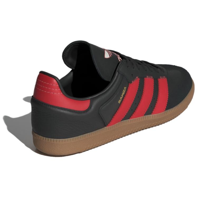 Adidas originals Samba Обувь для скейтбординга унисекс, Black/Red — фото 4