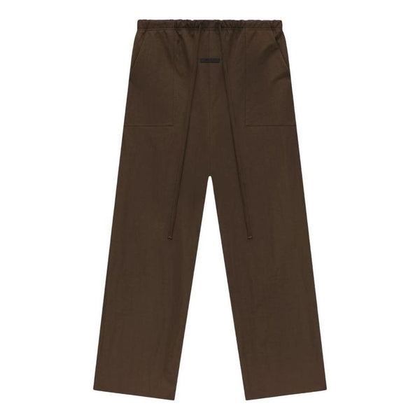 Брюки ss25 textured nylon utility Fear Of God Essentials, коричневый