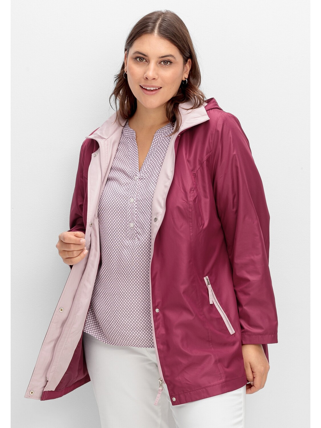 

Куртка sheego Funktionsjacke, фуксия