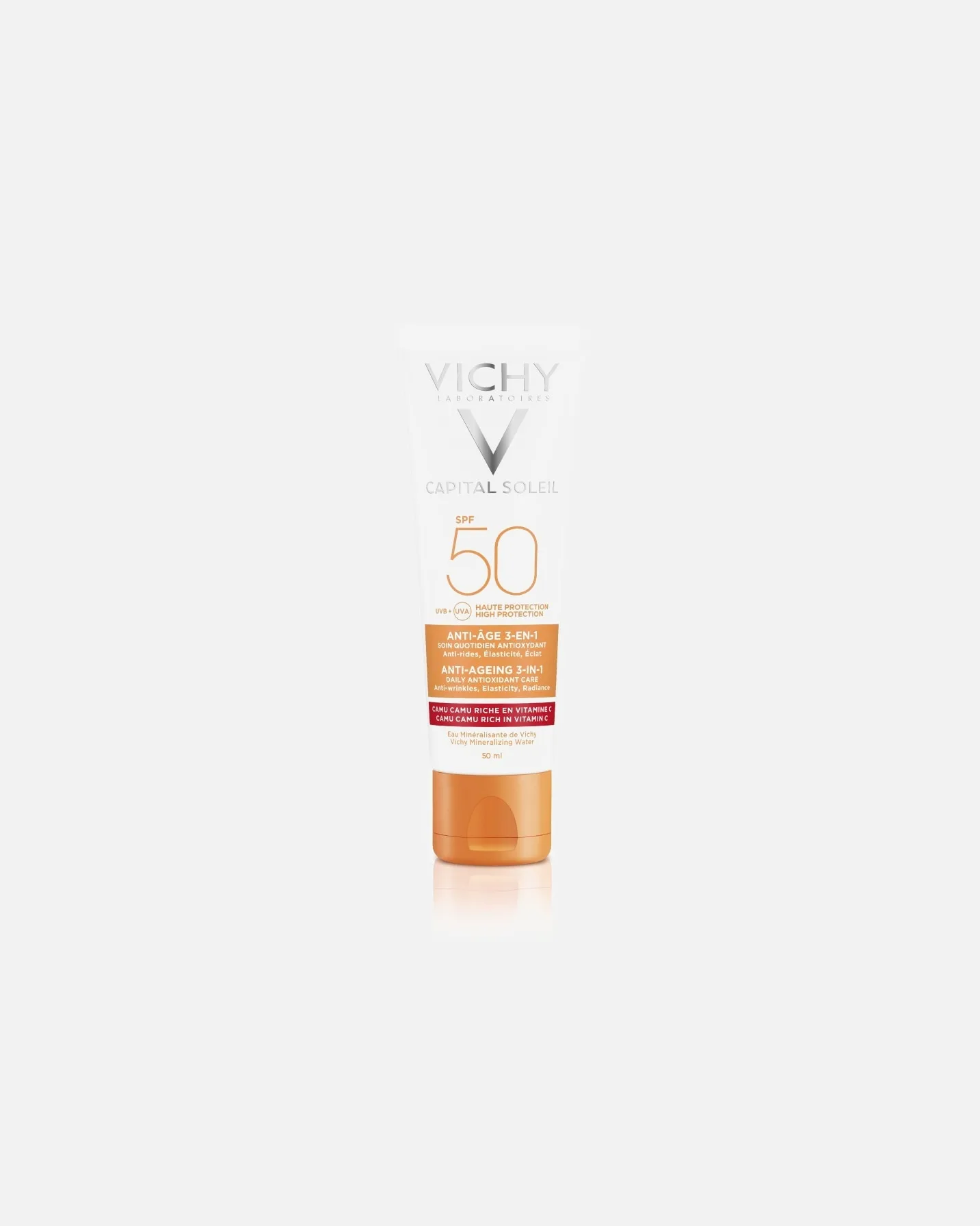 Солнцезащитный крем Capital Soleil Anti-Age SPF 50 Vichy, 50 мл