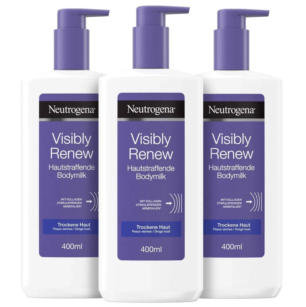 Укрепляющее молочко для тела Neutrogena Norwegian Formula Visibly Renew, 3 x 400 мл Neutrogena