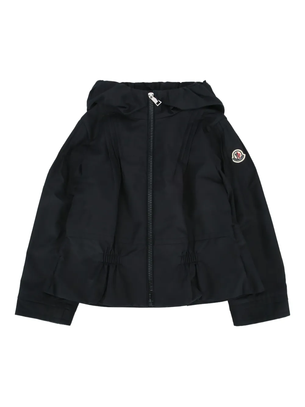

Куртка Elaine с капюшоном и приталенным силуэтом Moncler Enfant, черный