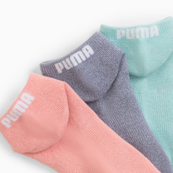 Низкие полумахровые носки для больших детей (3 пары) Puma, мультиколор — фото 3