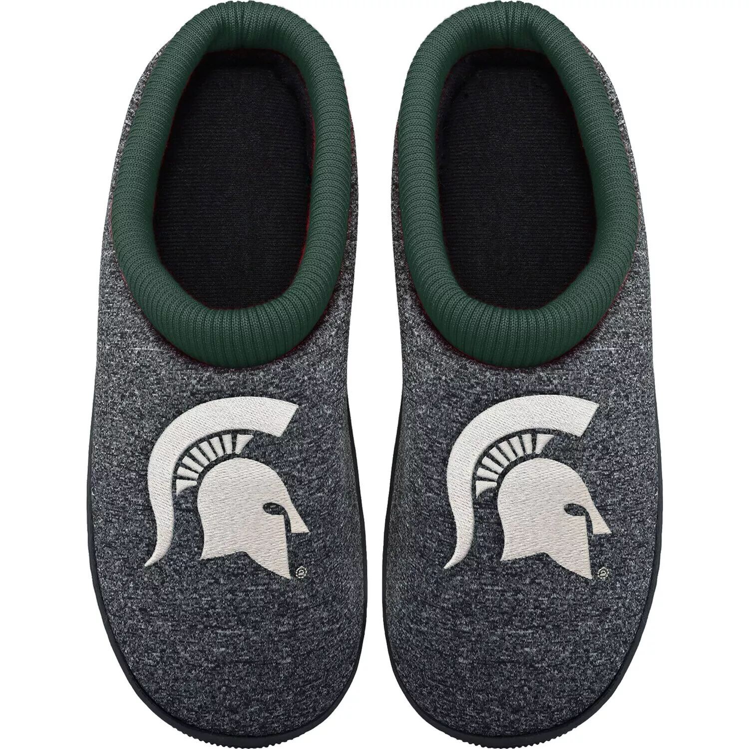 

Мужские тапочки FOCO Michigan State Spartans Team Cup на подошве