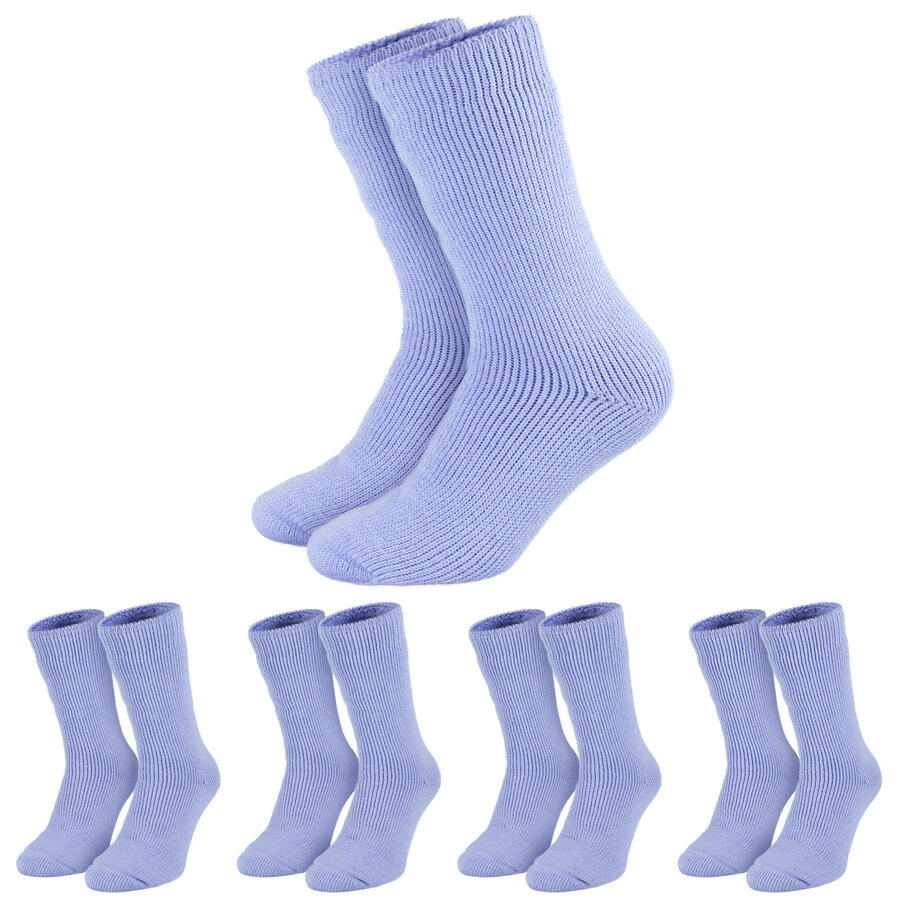 

BLACK SNAKE 4 пары уютных носков | пушистые термоноски | Женские и мужские | Светло-фиолетовый