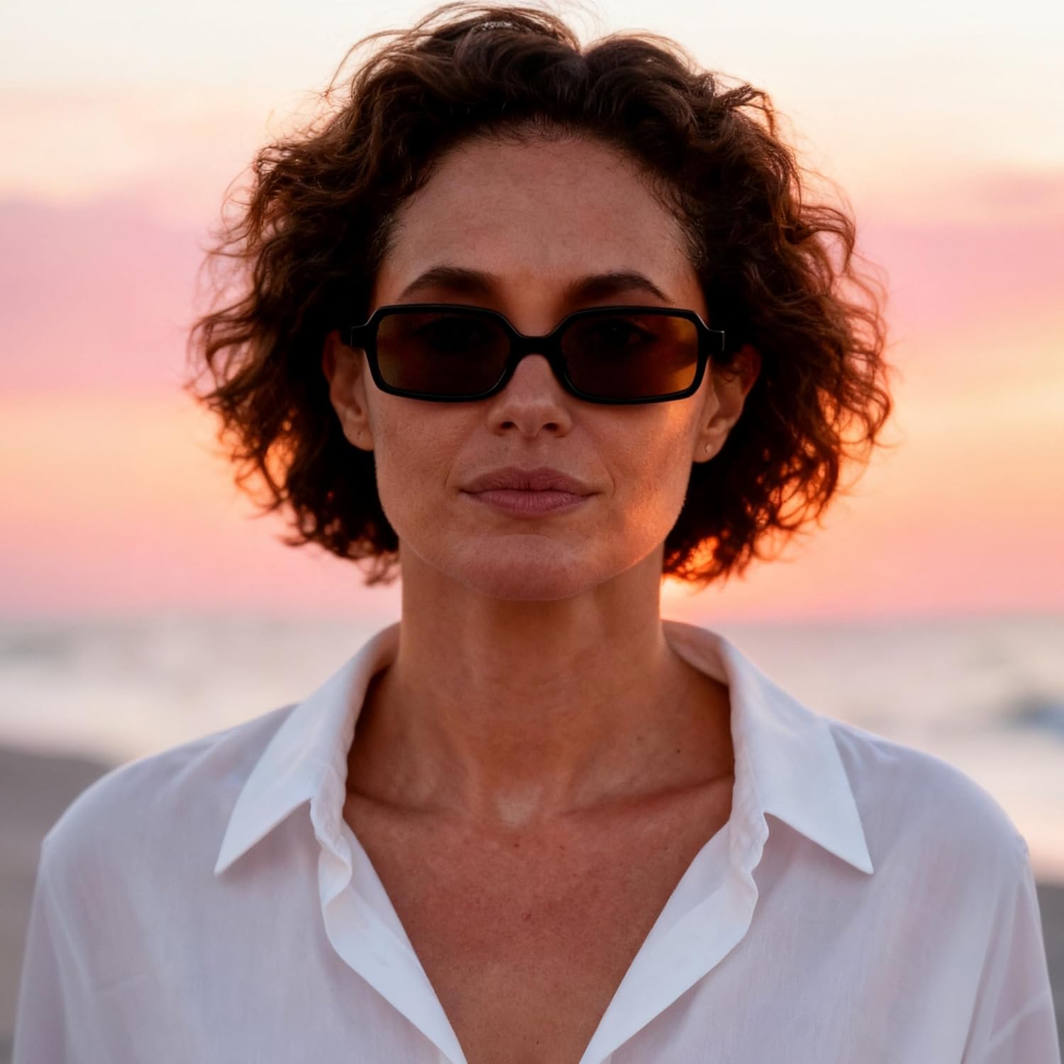 

Солнцезащитные очки Pro Acme Retro прямоугольной формы для женщин и мужчин с защитой UV400, небольшие квадратные, в винтажном стиле 90-х, 3-pack (Black/Grey + Black/Brown + Leopard/Brown)