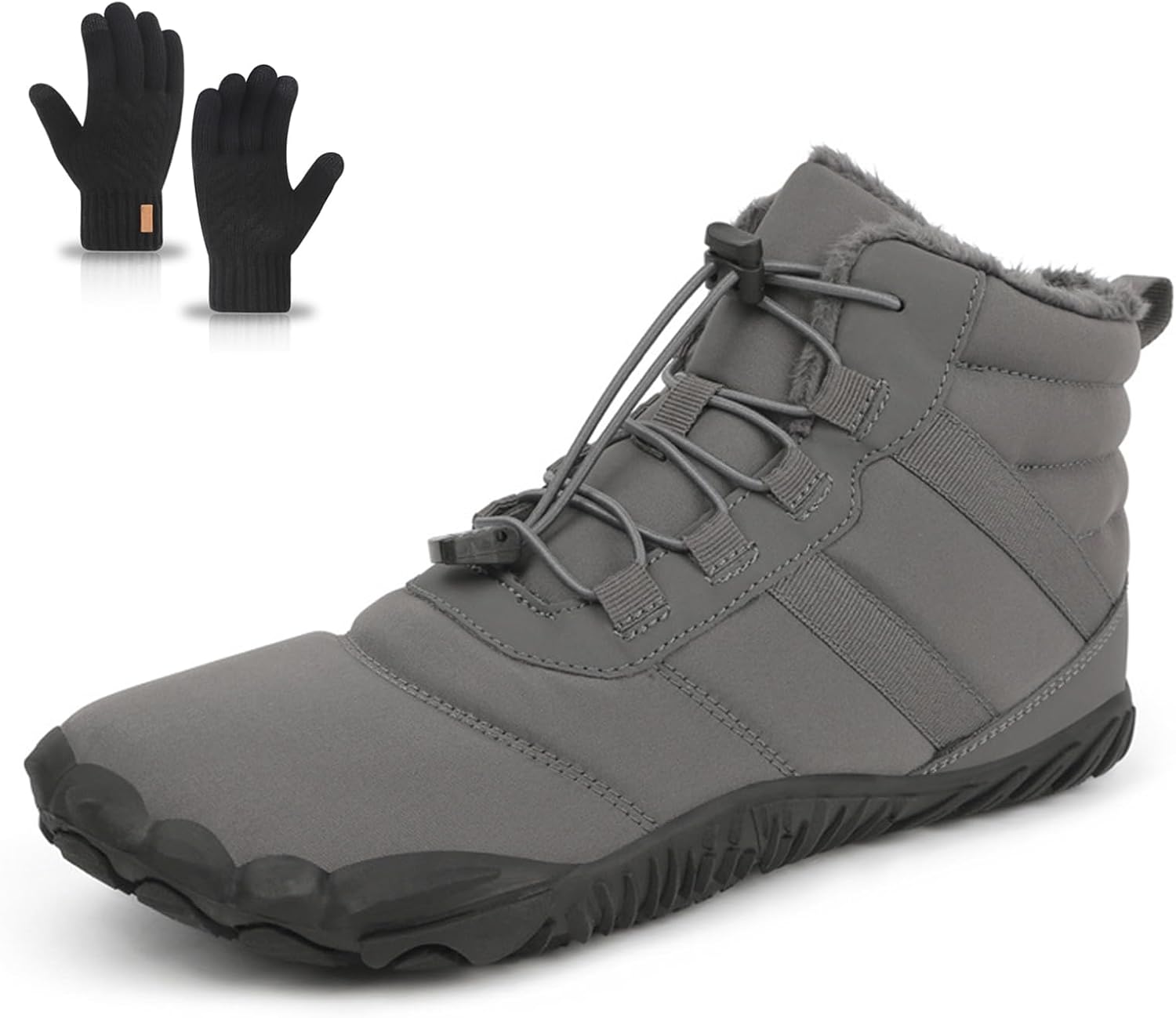 

Зимние Ботинки для Женщин и Мужчин, Осень 2025, Водонепроницаемые Трекинговые Обувь с Широким Носком, Кроссовки для Ходьбы Generic, серый