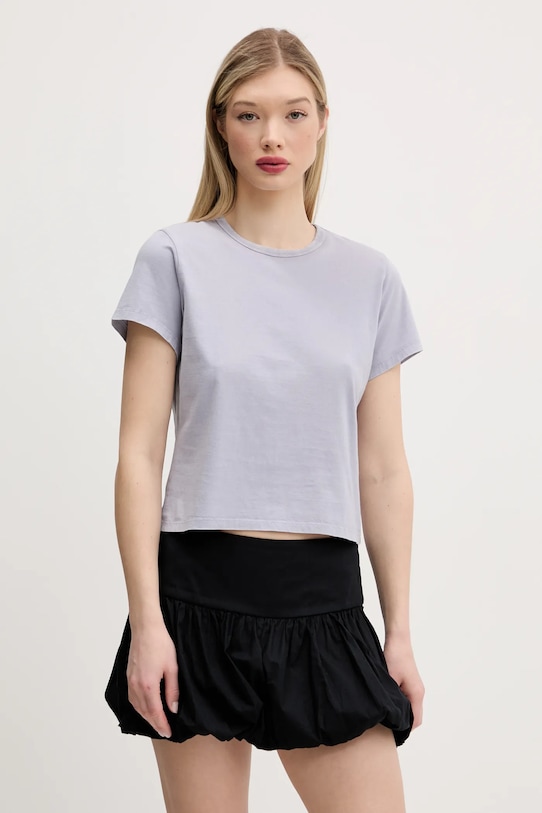 

Хлопковая футболка Abercrombie & Fitch, синий