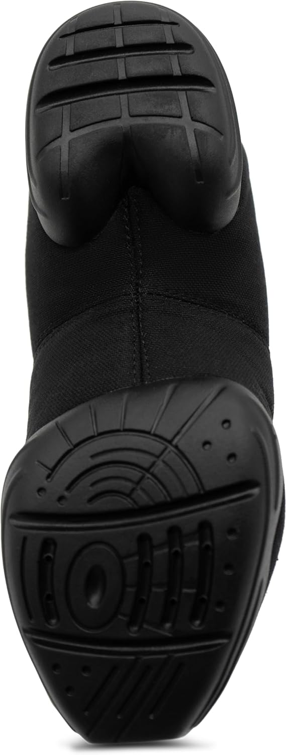 Кроссовки для танцев Capezio Little Kid/Big Kid DS03 из канваса, черный — фото 4