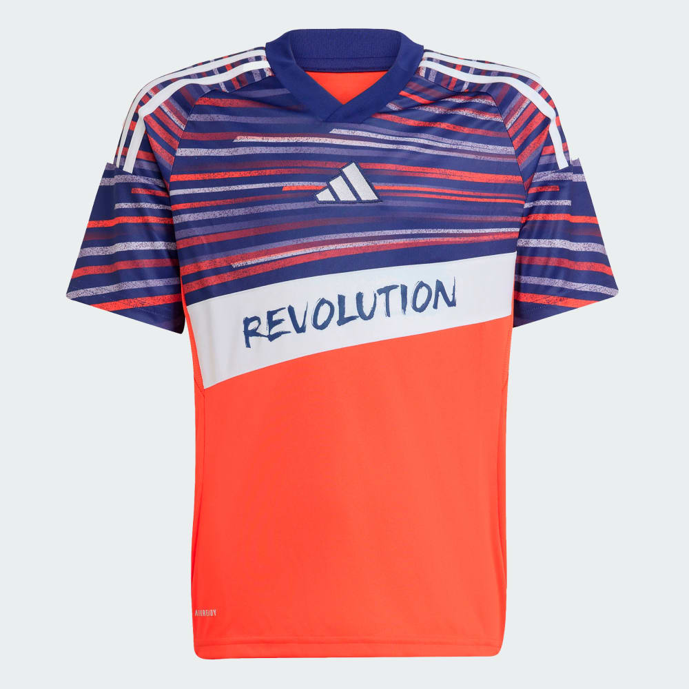 

Джерси Adidas New England Revolution 2025 Archive Jersey Kids, цвет Bright Red/Mls-Ner-Ne2