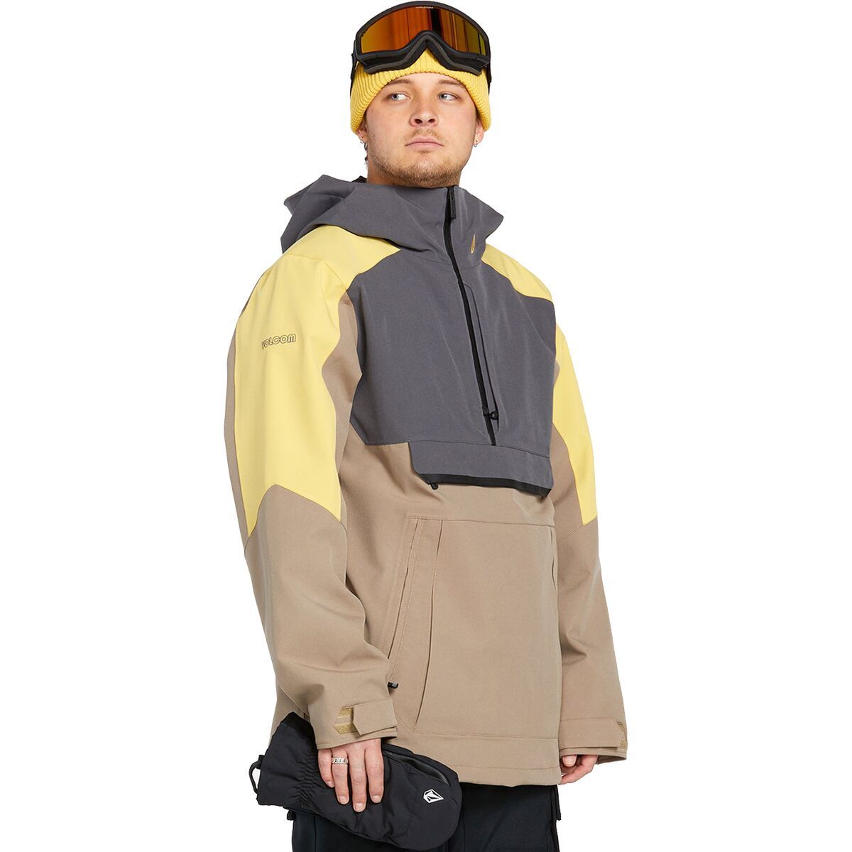

Брайтон пуловер-куртка Volcom, цвет chestnut brown