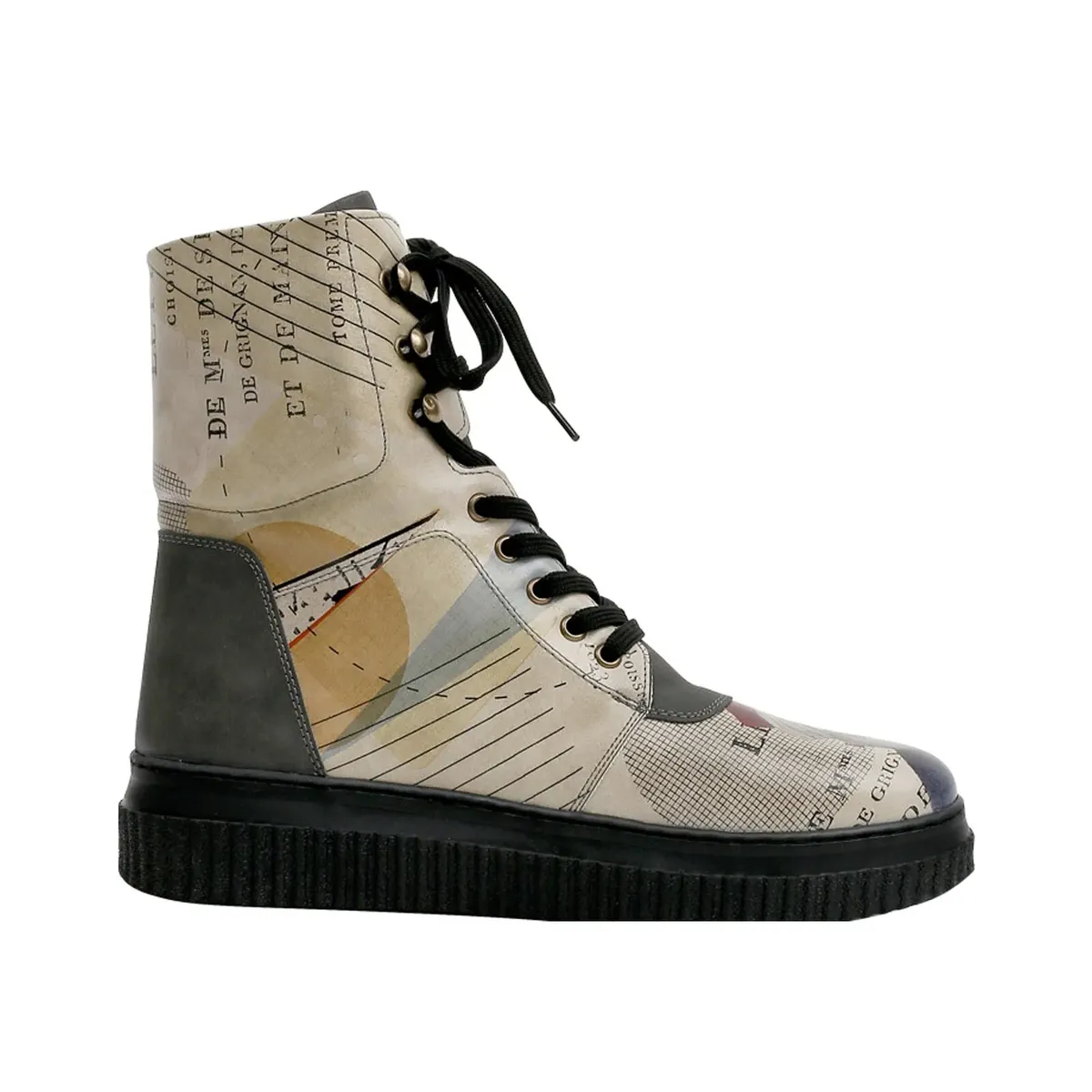 Сапоги на шнуровке DOGO "Женские ботинки Future Boots Mon Cher Vegan Женские ботинки / женские", Vegan, цвет Natur — фото 3