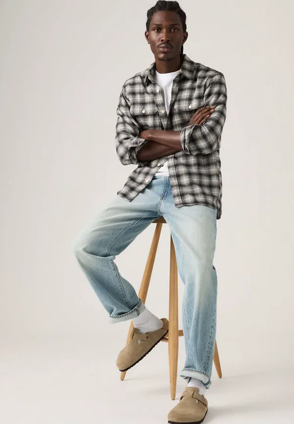 Рабочая рубашка джексона Levi'S, Kana Plaid Jet Black Twill — фото 4