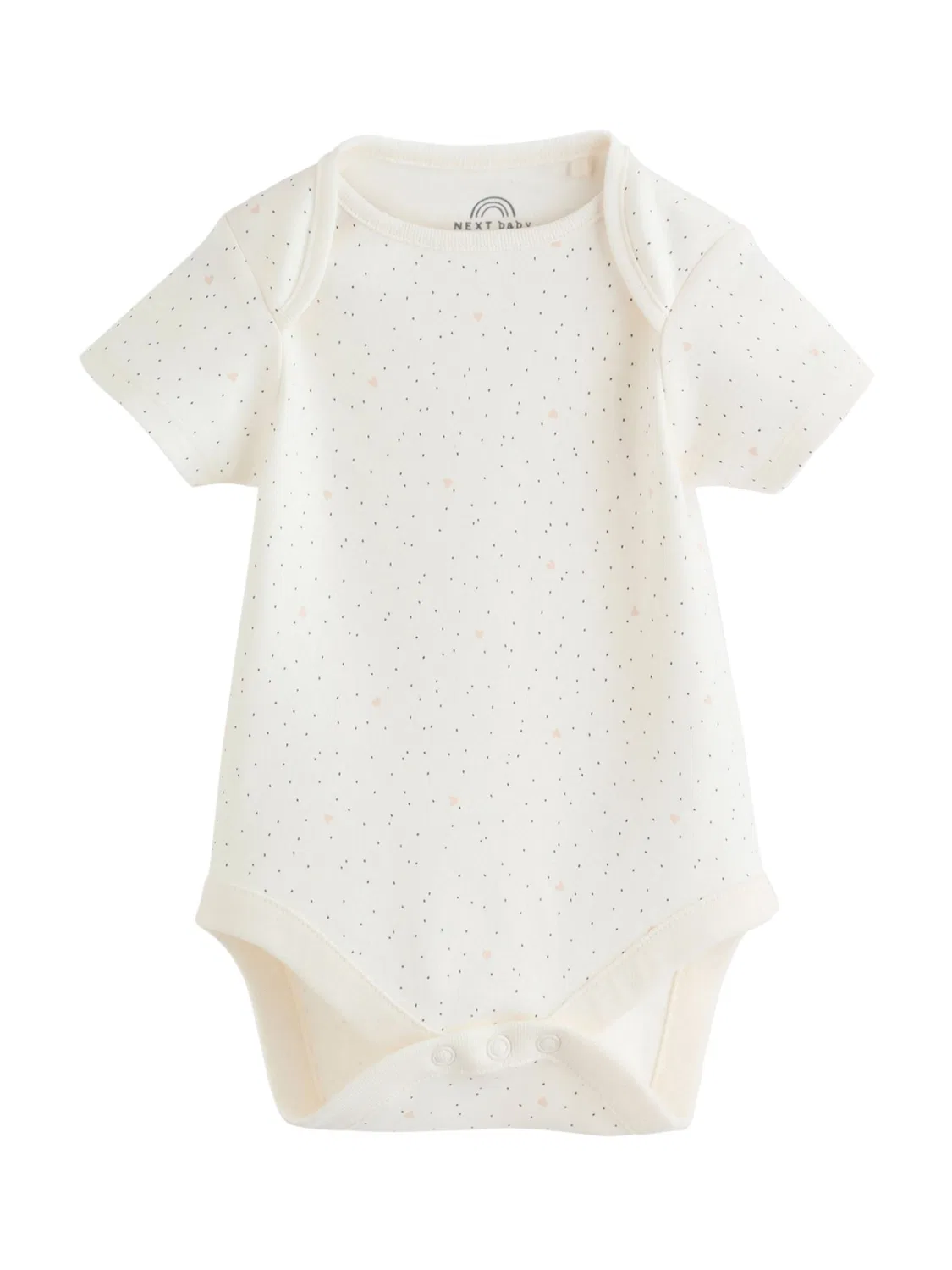 Комбинезон/Боди Next, Light Beige/Anthracite/Pastel Pink/White — фото 3