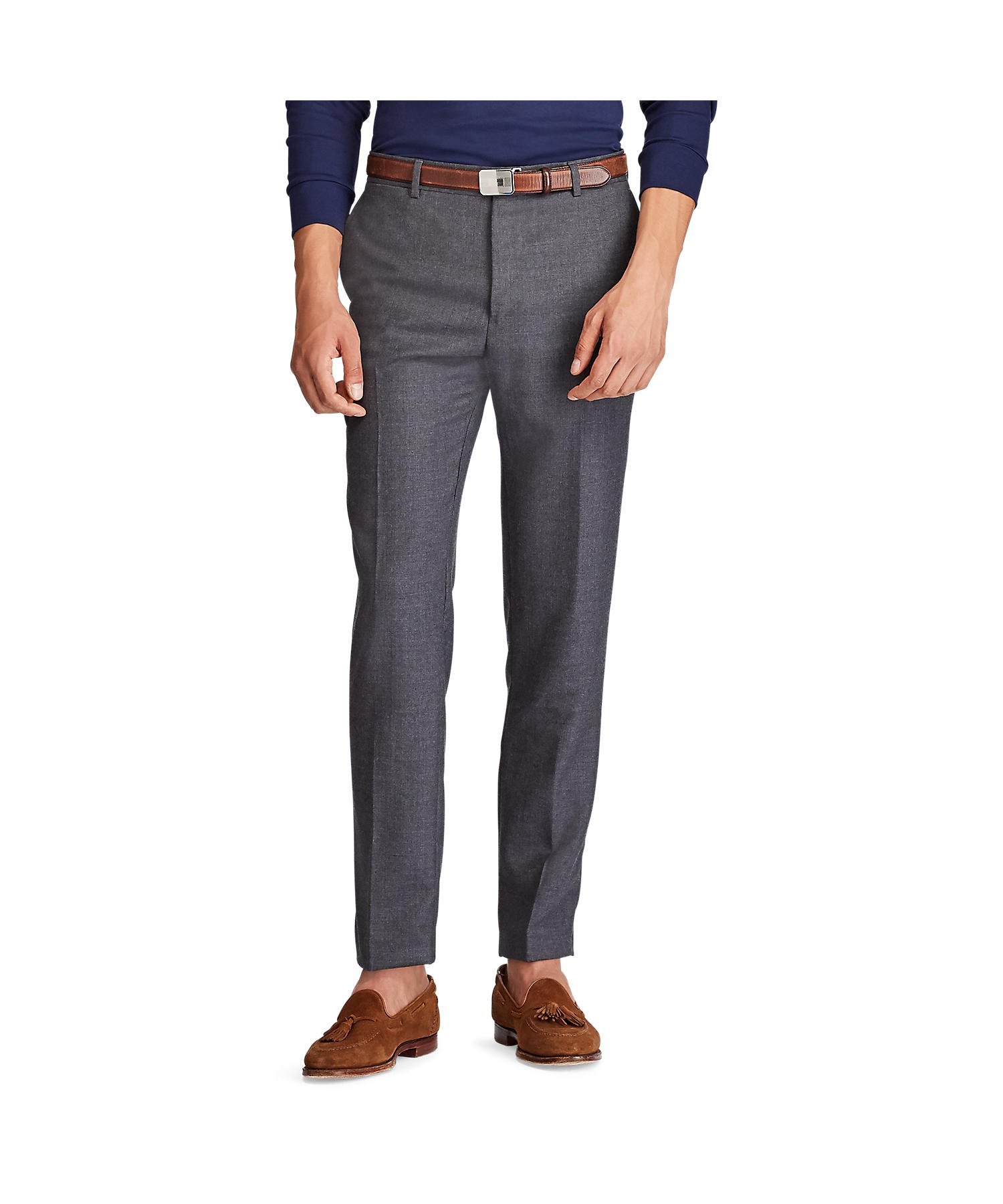 Шерстяные брюки Polo Traveler Polo Ralph Lauren, 020 Gray — фото 3